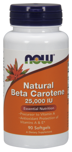 Natural Beta Carotene 25.000 IU Now Foods