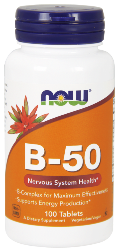 B-50 Komplex 50 mg Now Foods