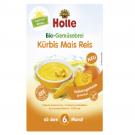 HOLLE zeleninová kaša tekvica, kukurica, ryža (od ukončeného 6 mesiaca) HOLLE zeleninová kaša tekvica, kukurica, ryža (od ukončeného 6 mesiaca)