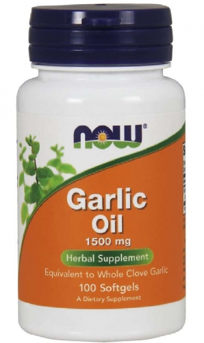 Garlic oil 1500 mg Now Foods