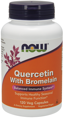 Quercetin, Bromelain 800/165 mg Now Foods