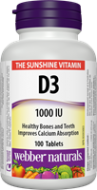 Vitamín D3 1000 IU Webber Naturals Vitamín D3 1000 IU Webber Naturals