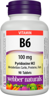 Vitamín B6 100 mg Webber Naturals Vitamín B6 100 mg Webber Naturals