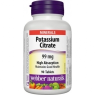 Potassium Citrate 99 mg Webber Naturals Potassium Citrate 99 mg Webber Naturals