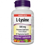 L-Lysine 500 mg Webber Naturals L-Lysine 500 mg Webber Naturals