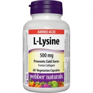 L-Lysine 500 mg Webber Naturals L-Lysine 500 mg Webber Naturals