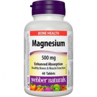 Magnesium 500 mg Webber Naturals Magnesium 500 mg Webber Naturals