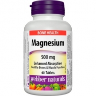 Magnesium 500 mg Webber Naturals Magnesium 500 mg Webber Naturals