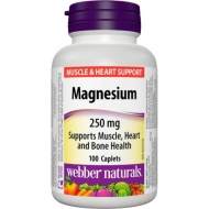 Magnesium 250 mg Webber Naturals Magnesium 250 mg Webber Naturals