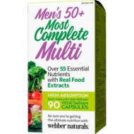 Kompletný multivitamín pre mužov 50+ Webber Naturals Kompletný multivitamín pre mužov 50+ Webber Naturals