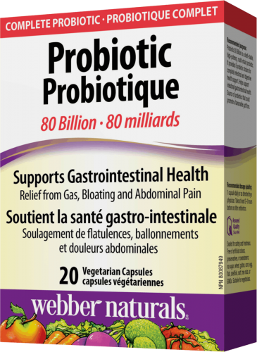 Probiotic 80 Billion Webber Naturals