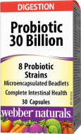 Probiotické kultúry 30 mld. Webber Naturals Probiotické kultúry 30 mld. Webber Naturals