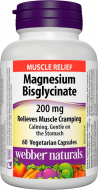 Magnesium Bisglycinate 200 mg Webber Naturals Magnesium Bisglycinate 200 mg Webber Naturals