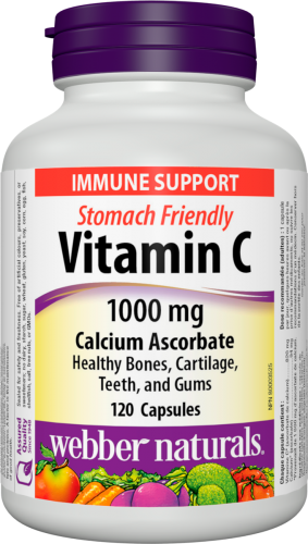 C vitamin 1000 mg, Calcium Askorbate Webber Naturals