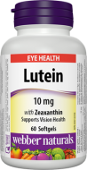 Luteín 10 mg a Zeaxantín Webber Naturals Luteín 10 mg a Zeaxantín Webber Naturals