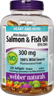 Omega-3 losos a ryba 1000 mg Bonus Webber Naturals Omega-3 losos a ryba 1000 mg Bonus Webber Naturals