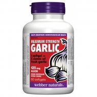 Garlic (cesnak) 8000 mcg Webber Naturals Garlic (cesnak) 8000 mcg Webber Naturals
