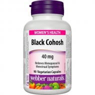 Black Cohosh 40 mg Webber Naturals Black Cohosh 40 mg Webber Naturals