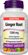 Ginger Root 1200 mg Webber Naturals Ginger Root 1200 mg Webber Naturals