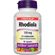 Rhodiola 150 mg Webber Naturals Rhodiola 150 mg Webber Naturals