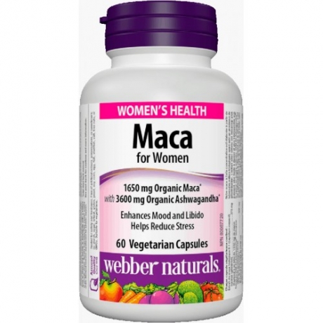 Maca for Women + Ashwagandha Webber Naturals