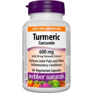 Turmeric Curcumin 600 mg Webber Naturals Turmeric Curcumin 600 mg Webber Naturals