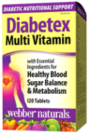 Diabetex Multivitamín Webber Naturals Diabetex Multivitamín Webber Naturals