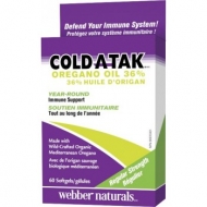 Cold-A-Tak + Oregano oil 36 % Webber Naturals Cold-A-Tak + Oregano oil 36 % Webber Naturals