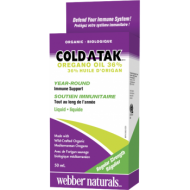 Cold-A-Tak oregano oil 36 % Webber Naturals Cold-A-Tak oregano oil 36 % Webber Naturals