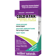 Cold-A-Tak oregano oil 80 % Webber Naturals Cold-A-Tak oregano oil 80 % Webber Naturals