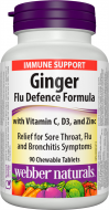 Ginger, Vitamin C + D3, Zinc Webber Naturals Ginger, Vitamin C + D3, Zinc Webber Naturals