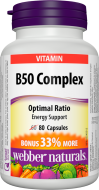 B50 Complex 50 mg Webber Naturals B50 Complex 50 mg Webber Naturals