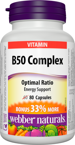 B50 Complex 50 mg Webber Naturals