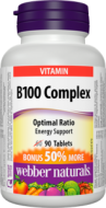 B100 Complex 100 mg Webber Naturals B100 Complex 100 mg Webber Naturals
