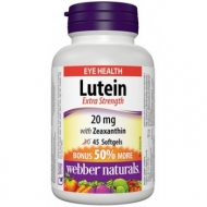 Lutein, Zeaxanthin 20 mg Webber Naturals Lutein, Zeaxanthin 20 mg Webber Naturals