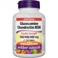 Glukosamín, Chondroitín a MSM 1300 mg Webber Naturals Glukosamín, Chondroitín a MSM 1300 mg Webber Naturals