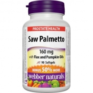 Saw Palmetto 160 mg Webber Naturals Saw Palmetto 160 mg Webber Naturals