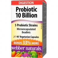 Probiotiká 10 mld. Webber Naturals Probiotiká 10 mld. Webber Naturals
