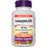 Coenzyme Q10 60 mg Webber Naturals Coenzyme Q10 60 mg Webber Naturals