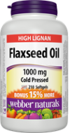 Ľanový olej 1000 mg Bonus Webber Naturals Ľanový olej 1000 mg Bonus Webber Naturals