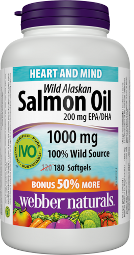 Omega-3 Salmon Oil 1000 mg Webber Naturals