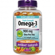 Omega-3 + vitamin D3 900 mg Webber Naturals Omega-3 + vitamin D3 900 mg Webber Naturals