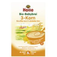 HOLLE celozrnná kaša z 3 obilnín (od ukončeného 6 mesiaca) HOLLE celozrnná kaša z 3 obilnín (od ukončeného 6 mesiaca)