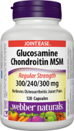 Glukosamin, chondroitin a MSM 840 mg Webber Naturals Glukosamin, chondroitin a MSM 840 mg Webber Naturals
