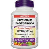 Glukosamin, Chondroitin a MSM 840 mg Webber Naturals Glukosamin, Chondroitin a MSM 840 mg Webber Naturals
