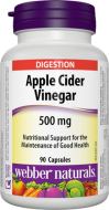 Jablčný Ocot 500 mg Webber Naturals Jablčný Ocot 500 mg Webber Naturals