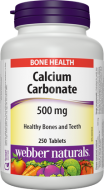 Calcium Carbonate 500 mg Webber Naturals Calcium Carbonate 500 mg Webber Naturals