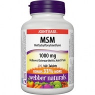MSM 1000 mg Webber Naturals MSM 1000 mg Webber Naturals