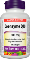 Coenzyme Q10 100 mg Webber Naturals Coenzyme Q10 100 mg Webber Naturals