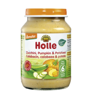HOLLE detská výživa cuketa, tekvica, zemiaky od 6 mesiaca HOLLE detská výživa cuketa, tekvica, zemiaky od 6 mesiaca